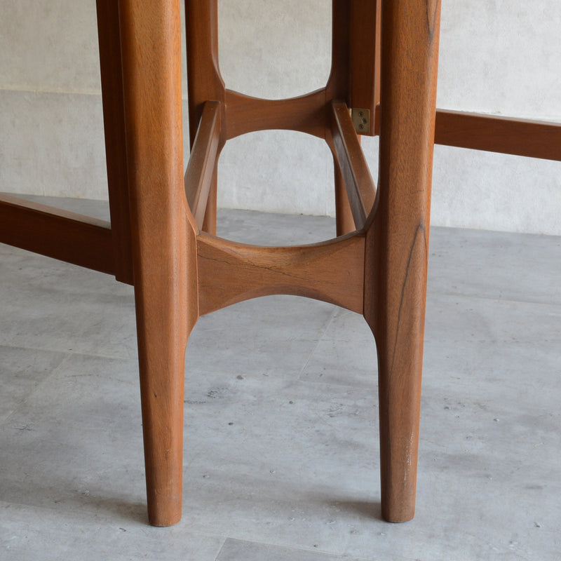 M様ご見学予約品　Nathanネイサン ゲートレッグ エクステンション ダイニングテーブル 20 (レクタングル）