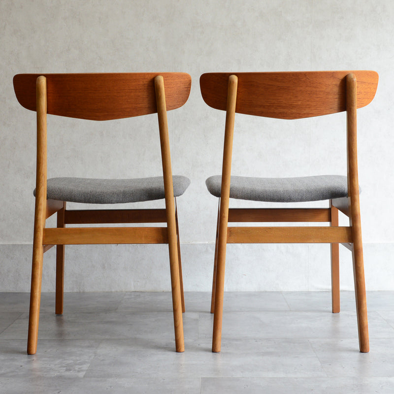 M様見学ご予約品 デンマークヴィンテージダイニングチェア ２脚セット　S28