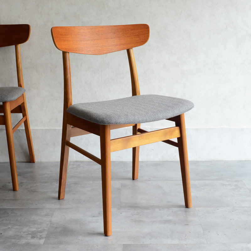 M様見学ご予約品 デンマークヴィンテージダイニングチェア ２脚セット　S28