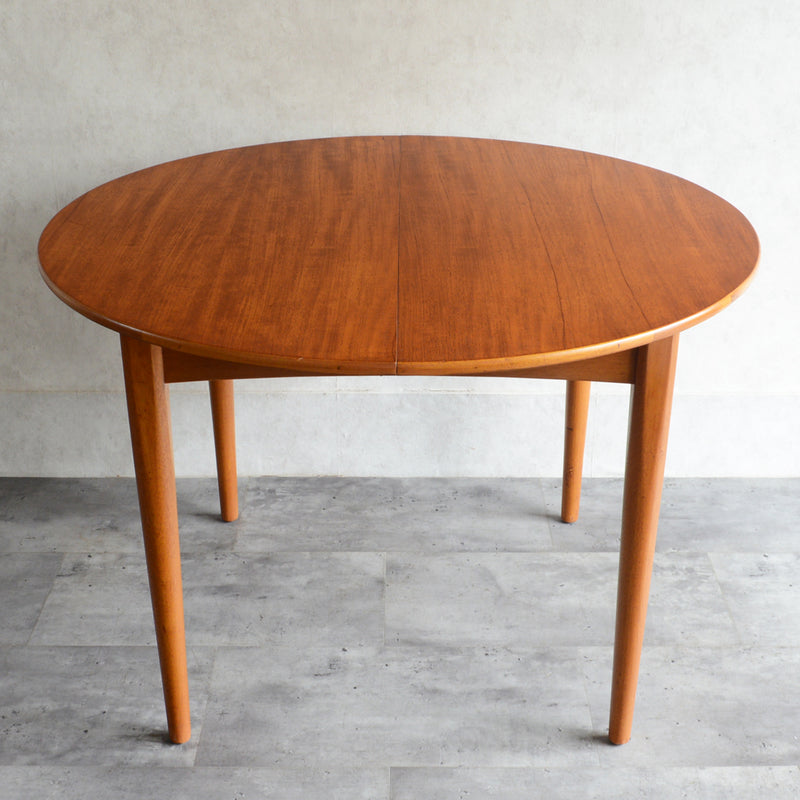 60S エクステンション ラウンドテーブル 02 (天板剥離再塗装済）