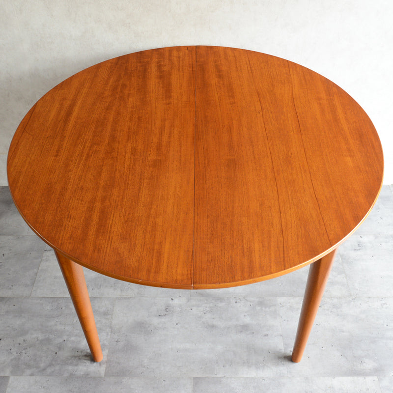 60S エクステンション ラウンドテーブル 02 (天板剥離再塗装済）