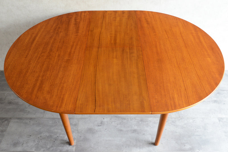 60S エクステンション ラウンドテーブル 02 (天板剥離再塗装済）