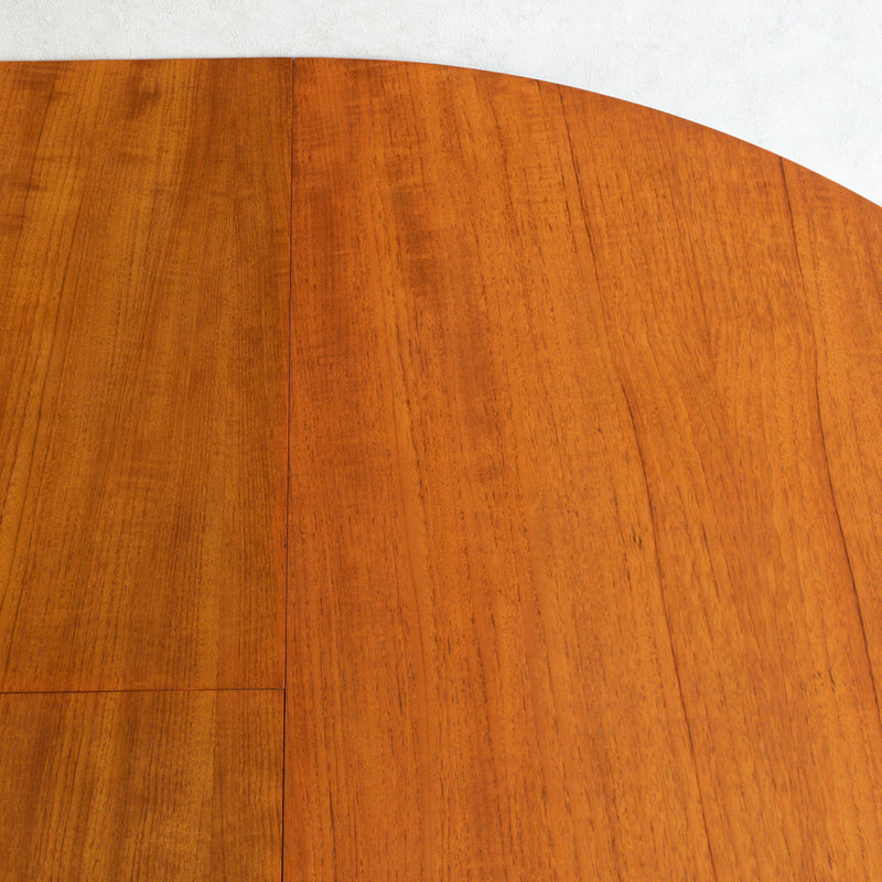 60S エクステンション ラウンドテーブル 02 (天板剥離再塗装済）