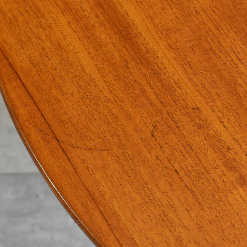 60S エクステンション ラウンドテーブル 02 (天板剥離再塗装済）