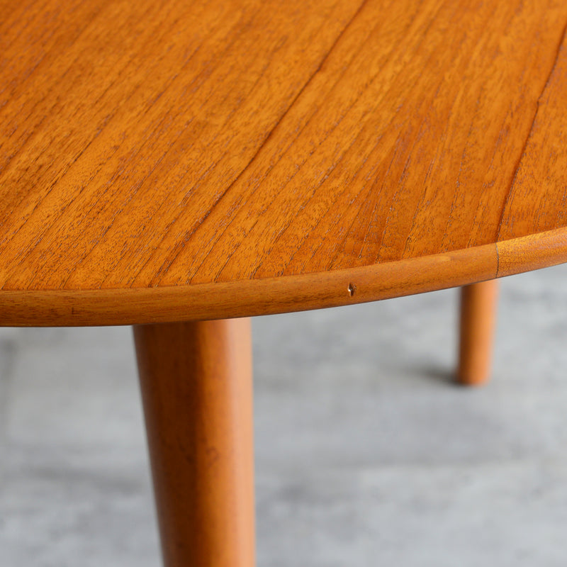 60S エクステンション ラウンドテーブル 02 (天板剥離再塗装済）