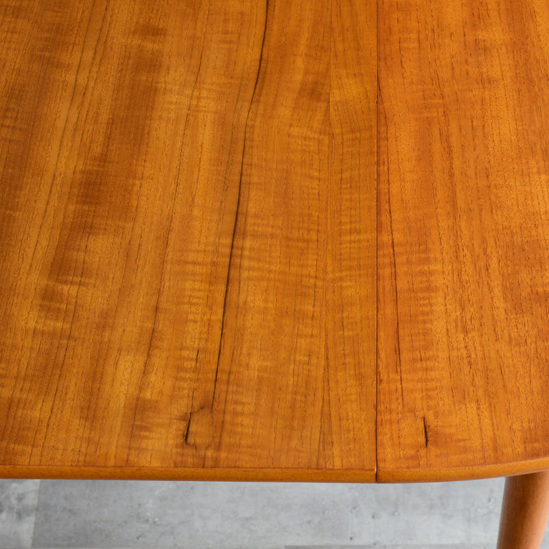 60S エクステンション ラウンドテーブル 02 (天板剥離再塗装済）