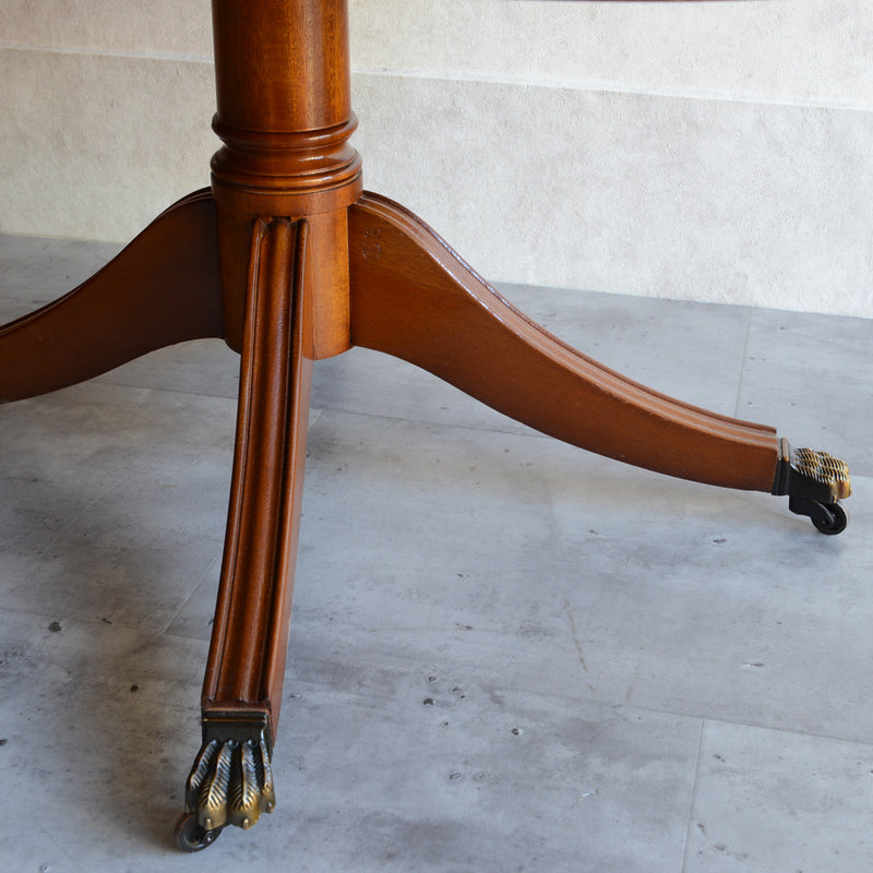 イギリスクラシック　オーバルサイドテーブル(ティルトップ）04　