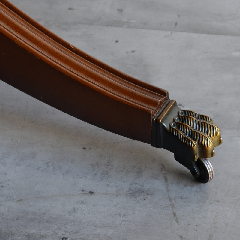 イギリスクラシック　オーバルサイドテーブル(ティルトップ）04　