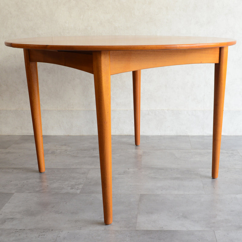 60S エクステンション ラウンドテーブル 02 (天板剥離再塗装済）