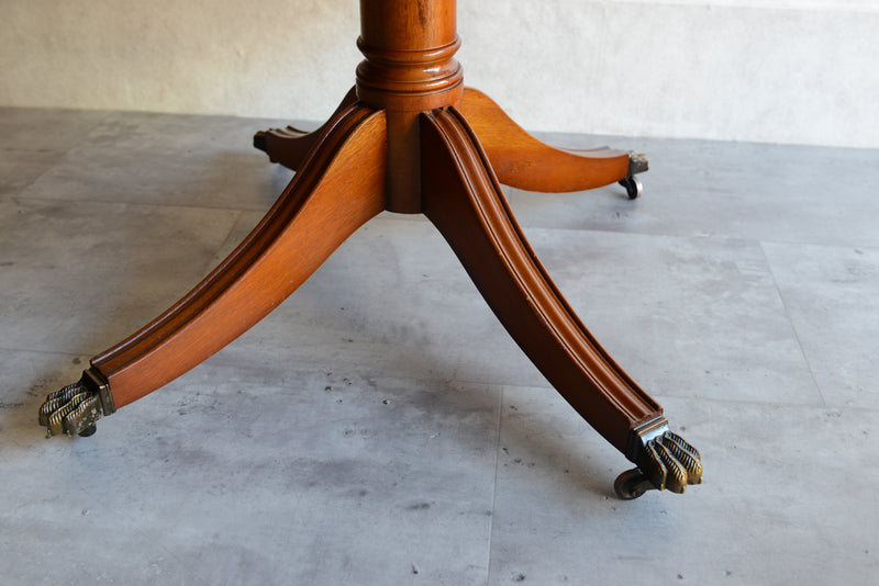 イギリスクラシック　オーバルサイドテーブル(ティルトップ）04　