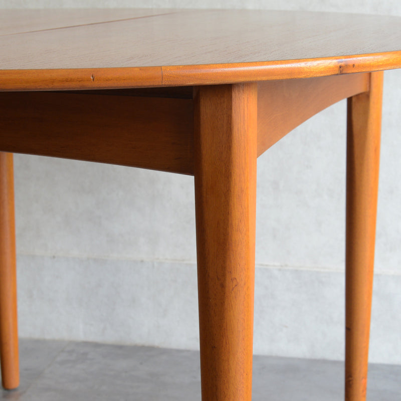 60S エクステンション ラウンドテーブル 02 (天板剥離再塗装済）