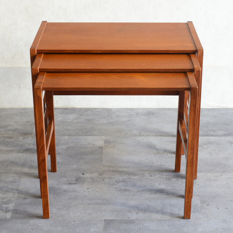60S チーク ネストテーブル 01