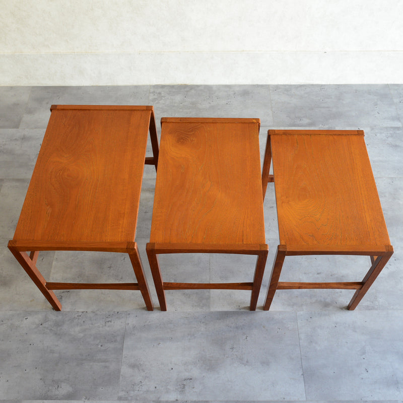 60S チーク ネストテーブル 01