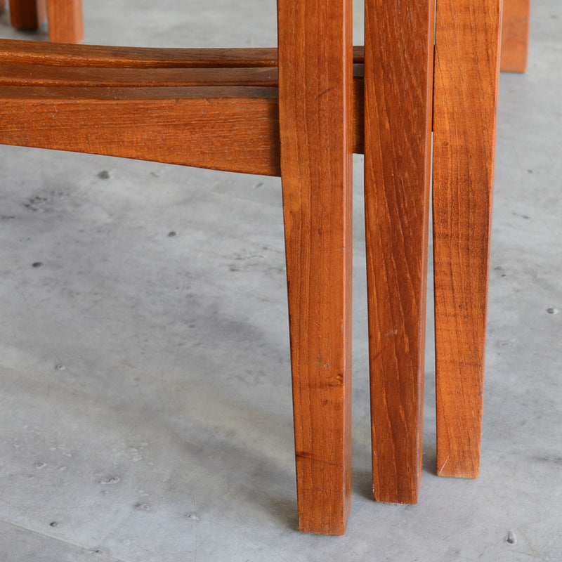 60S チーク ネストテーブル 01