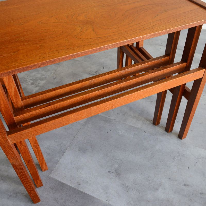 60S チーク ネストテーブル 01