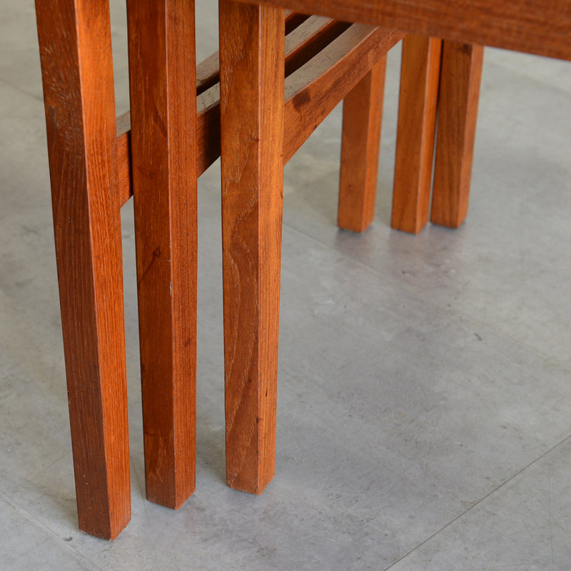 60S チーク ネストテーブル 01