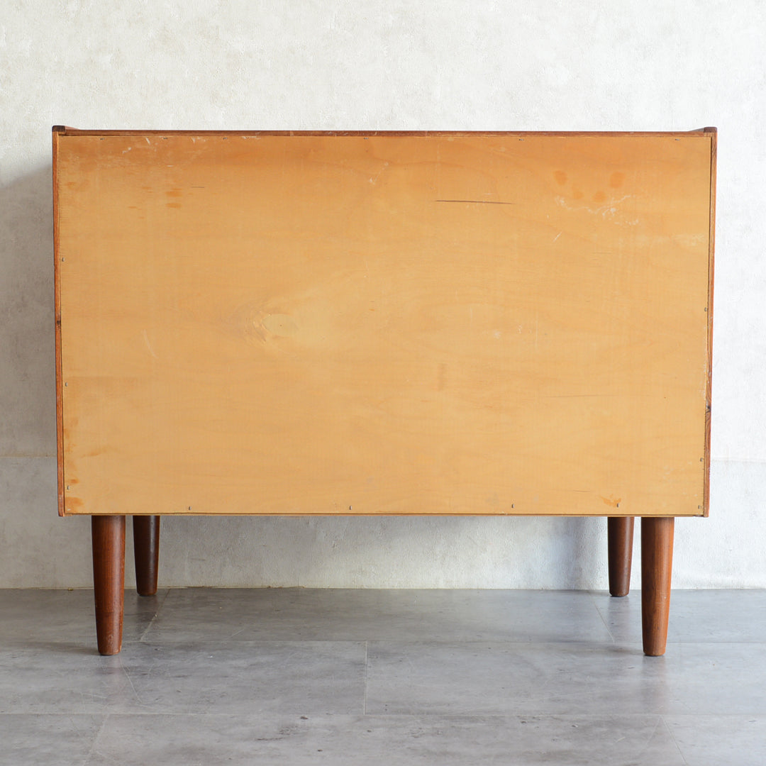 デンマークヴィンテージ  チーク３段チェスト 6-4(ウッドオイル仕上）