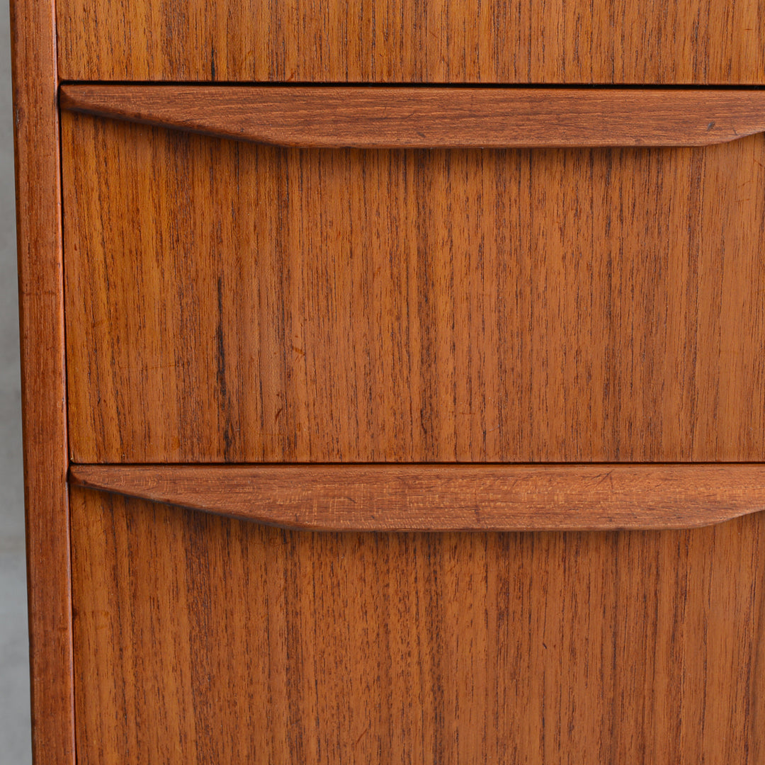 デンマークヴィンテージ  チーク３段チェスト 6-4(ウッドオイル仕上）