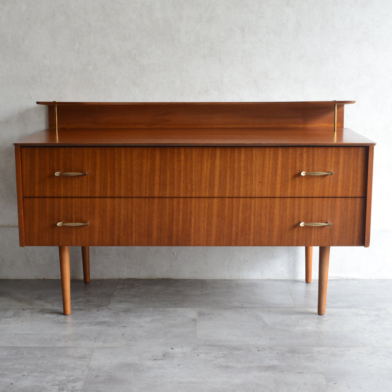 60sイギリスヴィンテージ　ショートサイドボード47(天板剝離再塗装済）