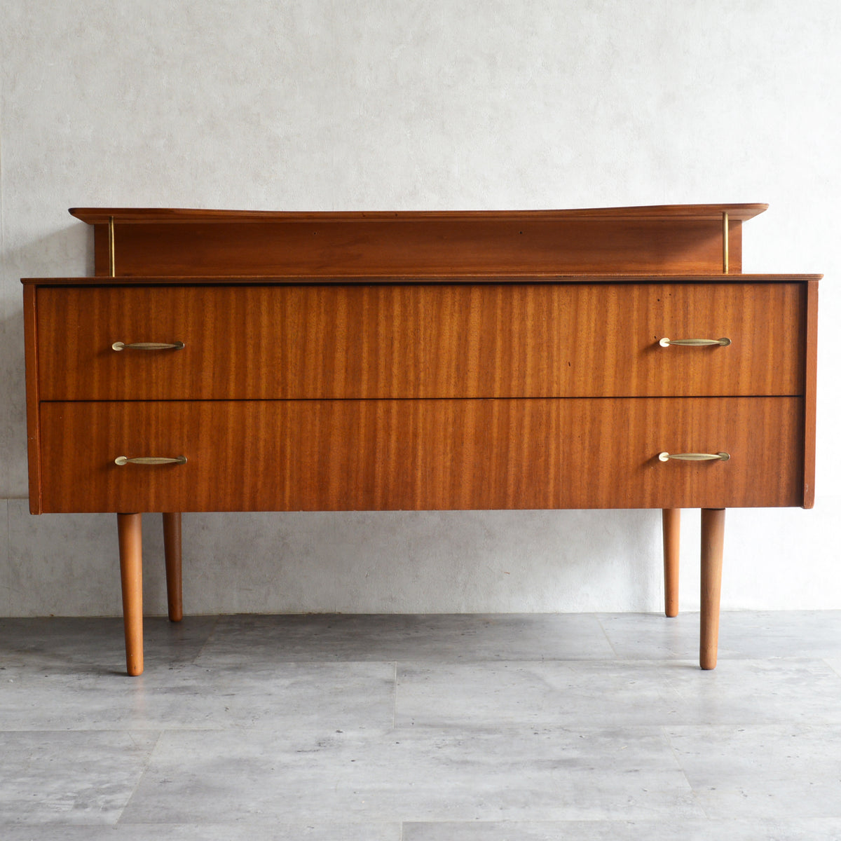 60sイギリスヴィンテージ　ショートサイドボード47(天板剝離再塗装済）