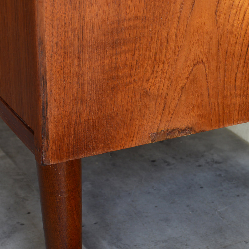 デンマークヴィンテージ  チーク３段チェスト 6-4(ウッドオイル仕上）