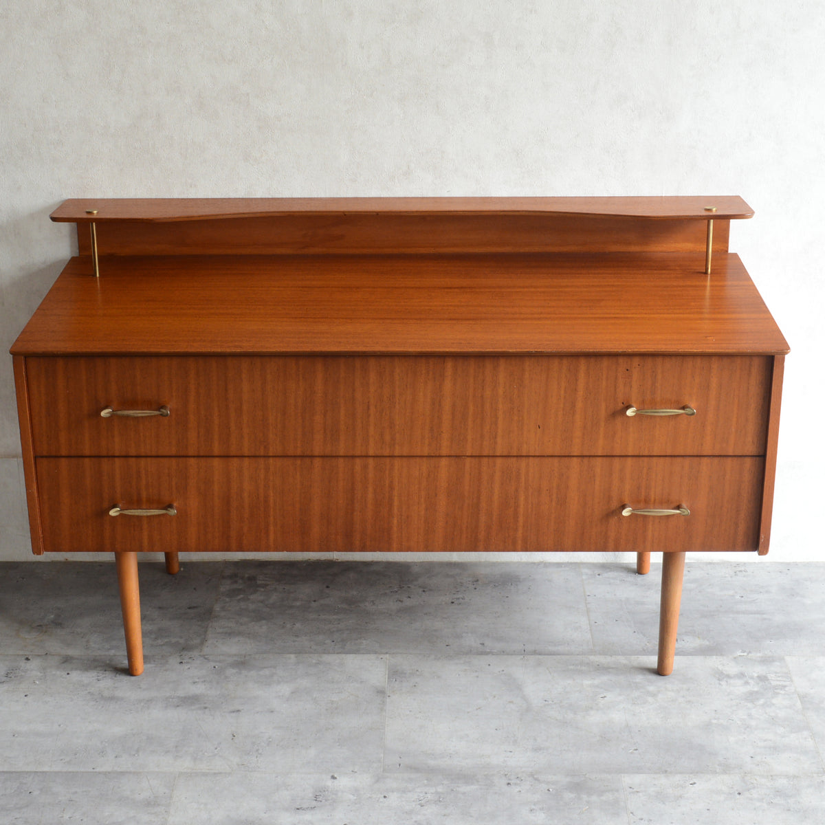 60sイギリスヴィンテージ　ショートサイドボード47(天板剝離再塗装済）