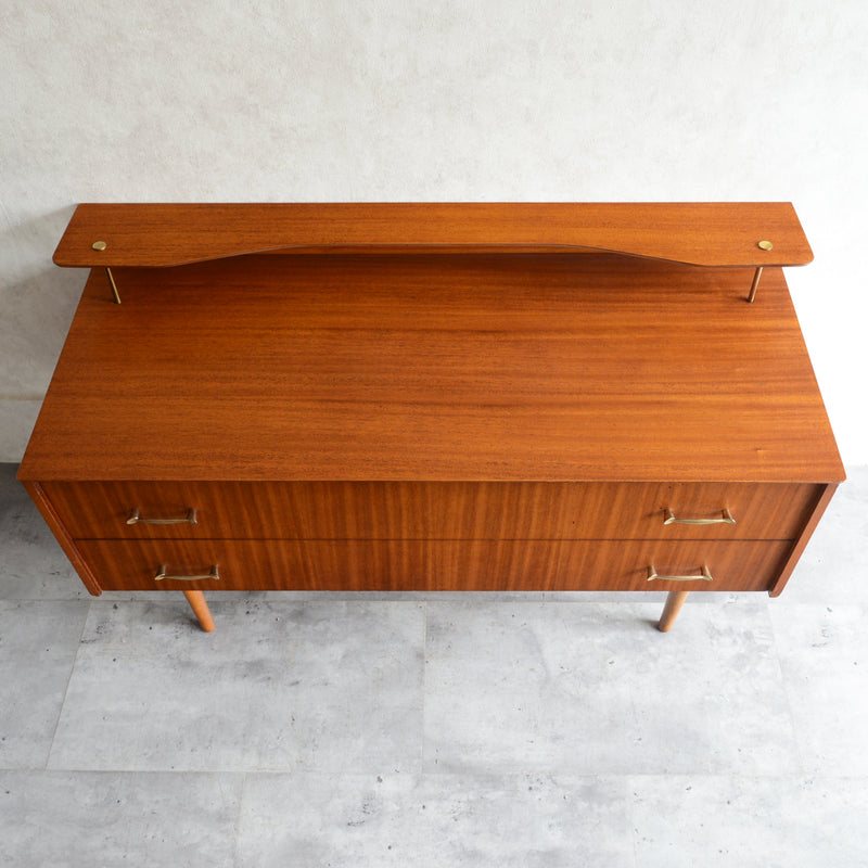 60sイギリスヴィンテージ　ショートサイドボード47(天板剝離再塗装済）