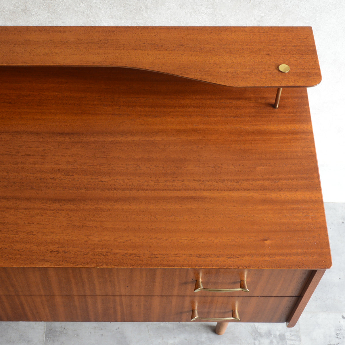 60sイギリスヴィンテージ　ショートサイドボード47(天板剝離再塗装済）