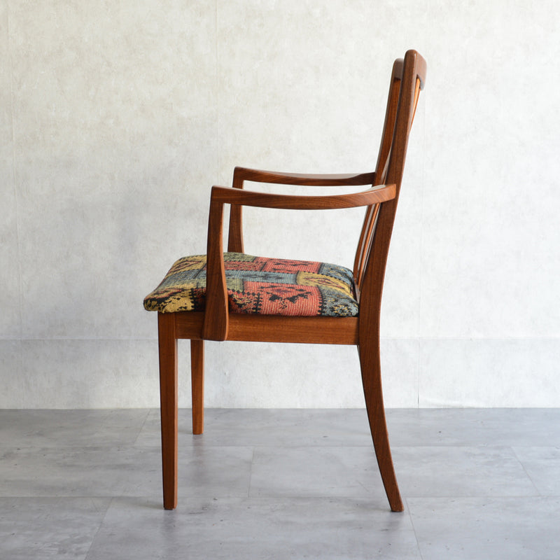 G-PLAN ジープラン　ハイバックアームチェア(柄張地）