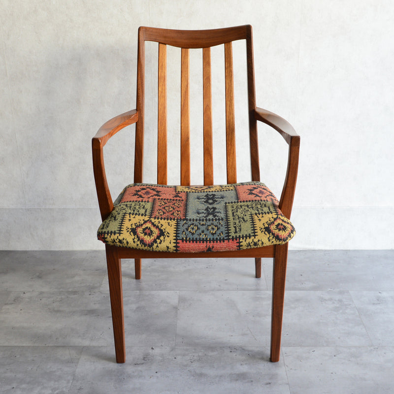 G-PLAN ジープラン　ハイバックアームチェア(柄張地）