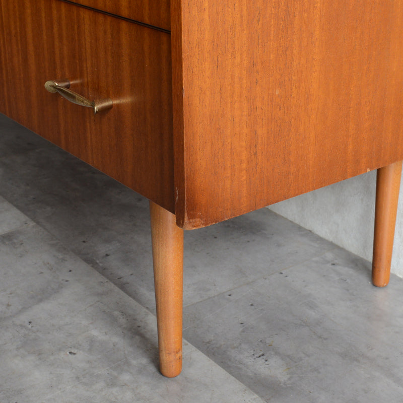 60sイギリスヴィンテージ　ショートサイドボード47(天板剝離再塗装済）