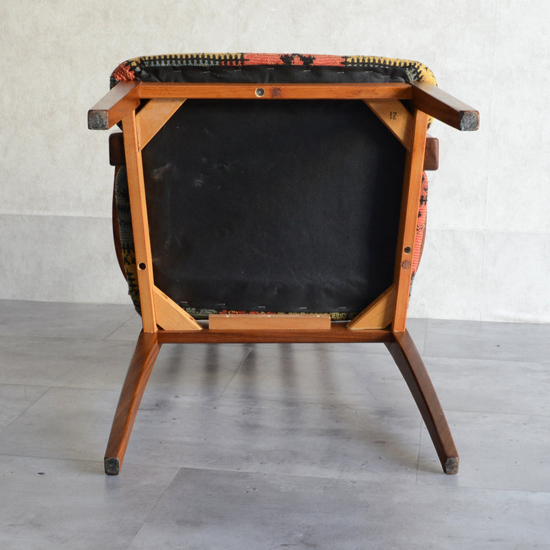 G-PLAN ジープラン　ハイバックアームチェア(柄張地）