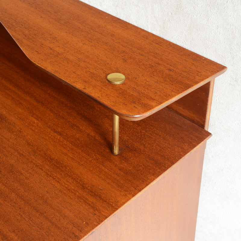 60sイギリスヴィンテージ　ショートサイドボード47(天板剝離再塗装済）