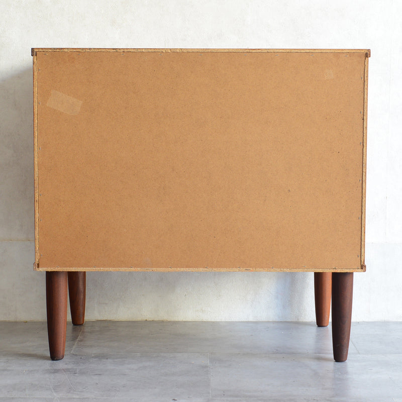 デンマークヴィンテージ　チーク3段チェスト　6-5