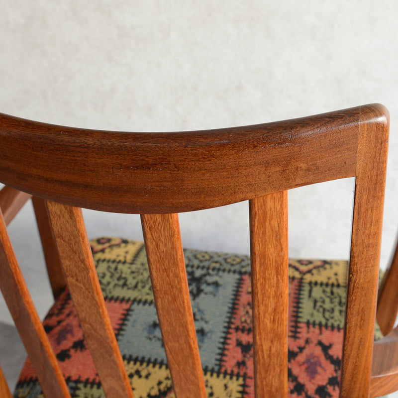 G-PLAN ジープラン　ハイバックアームチェア(柄張地）