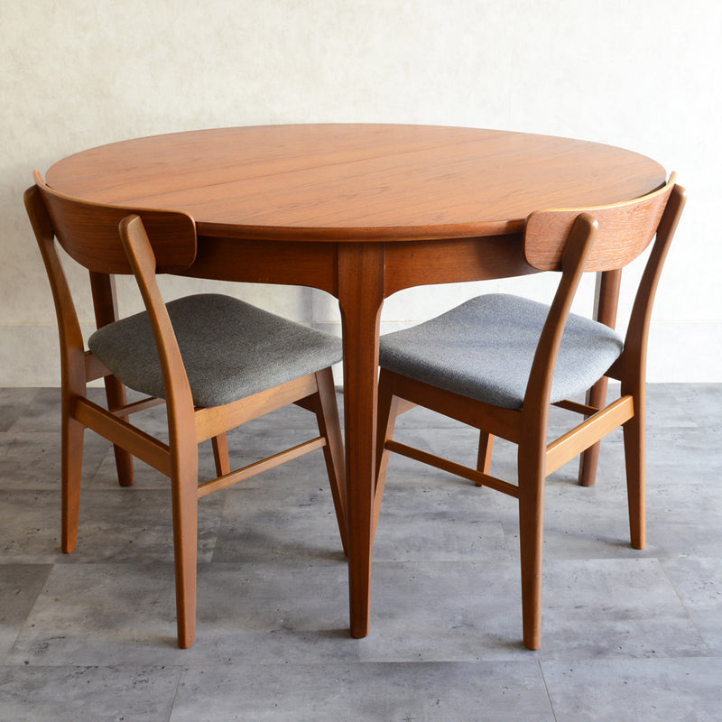 Nathan ネイサン　エクステンション ラウンド ダイニングテーブル05