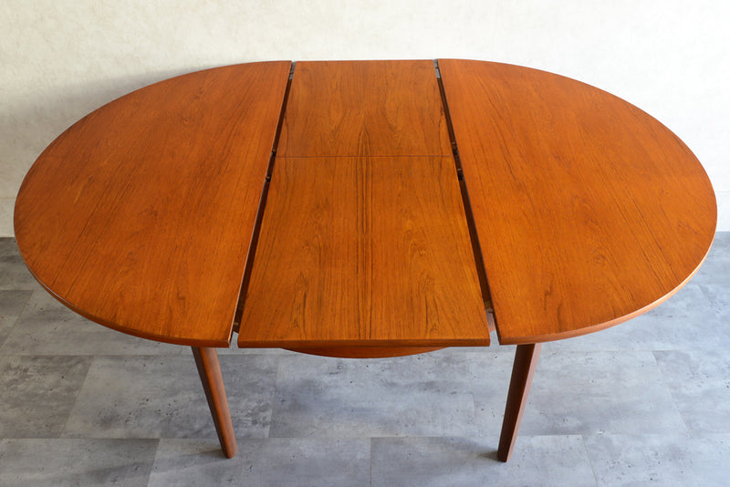 Nathan ネイサン　エクステンション ラウンド ダイニングテーブル05