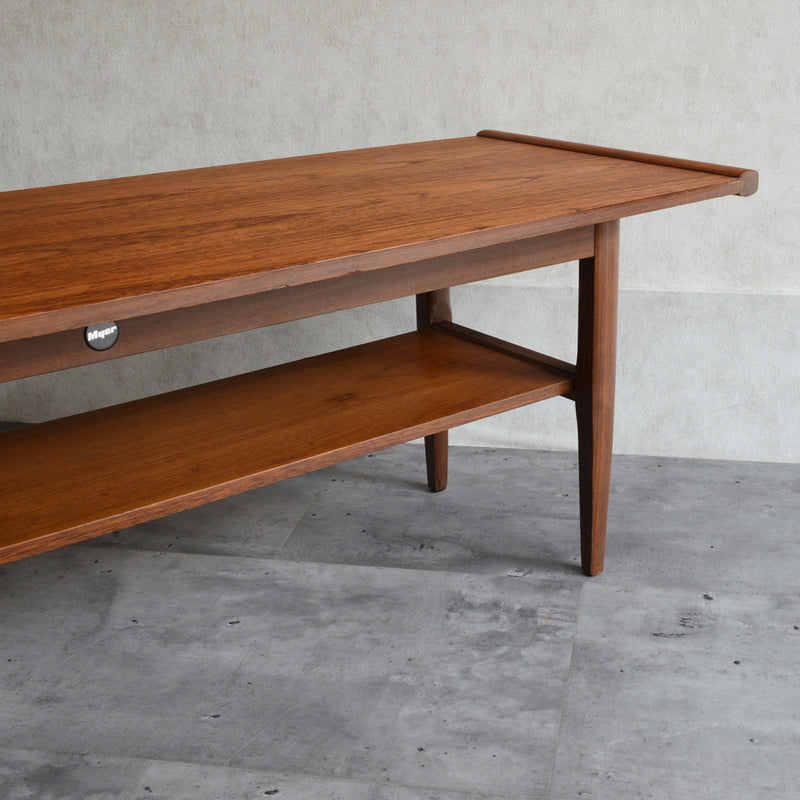 Myer メイヤー　チークローテーブル　w3