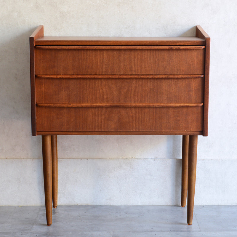 デンマーク　ヴィンテージ チークチェスト6-1(3段) (ウッドオイル仕上）