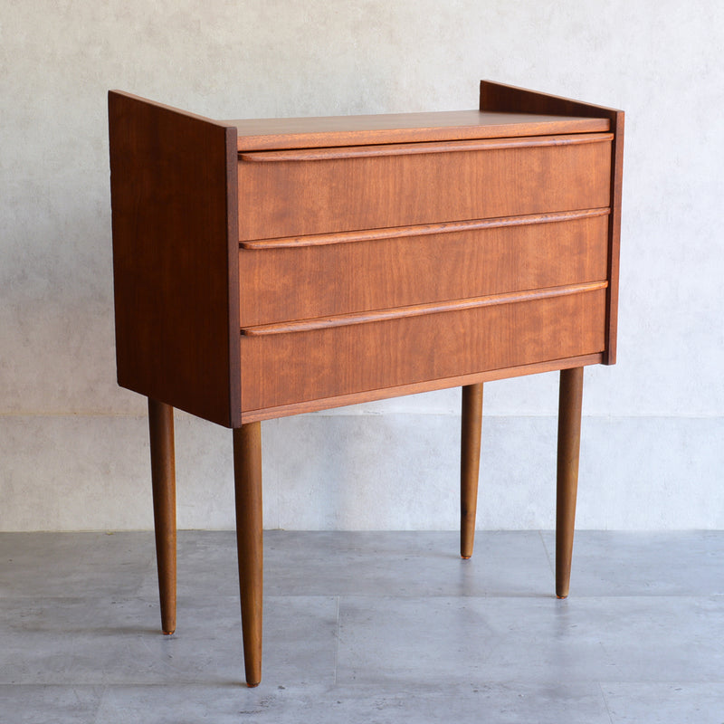 デンマーク　ヴィンテージ チークチェスト6-1(3段) (ウッドオイル仕上）