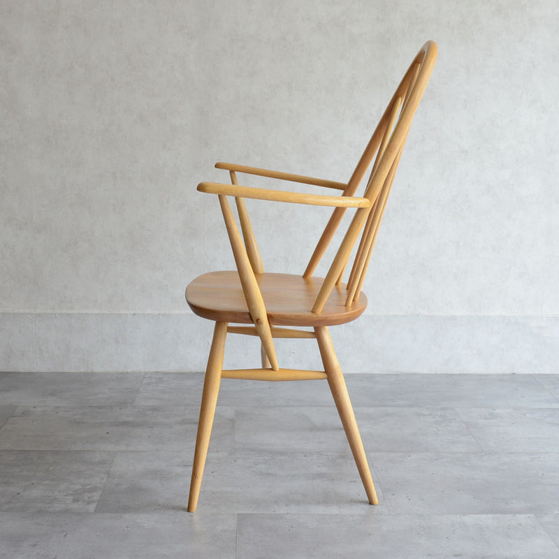 S様見学予約商品 ERCOL アーコール　アーム付クエーカーチェア  2脚セット