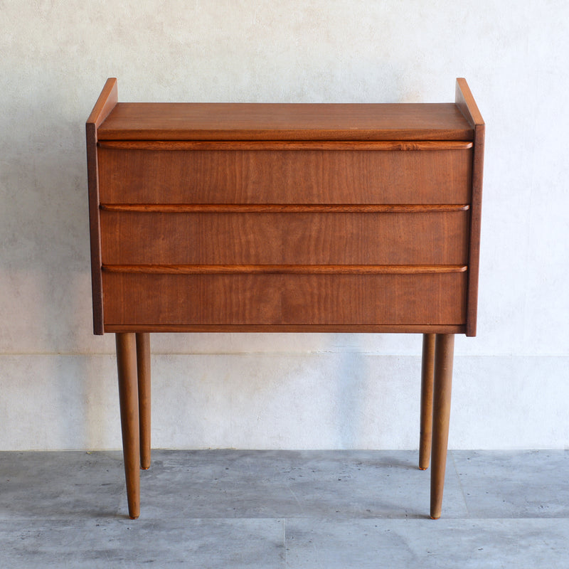 デンマーク　ヴィンテージ チークチェスト6-1(3段) (ウッドオイル仕上）