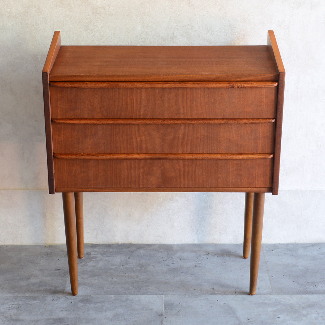 デンマーク　ヴィンテージ チークチェスト6-1(3段) (ウッドオイル仕上）