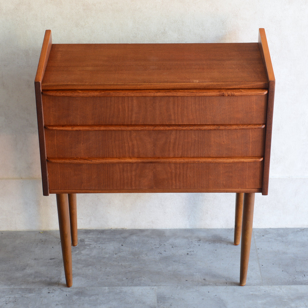 デンマーク　ヴィンテージ チークチェスト6-1(3段) (ウッドオイル仕上）