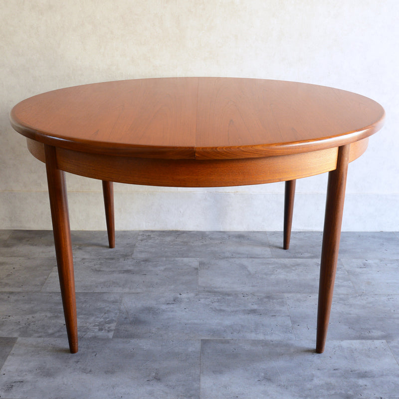 G-PLAN ジープラン　エクステンション ラウンドテーブル73 （天板剥離再塗装済）