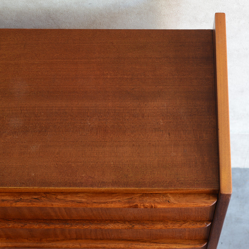 デンマーク　ヴィンテージ チークチェスト6-1(3段) (ウッドオイル仕上）