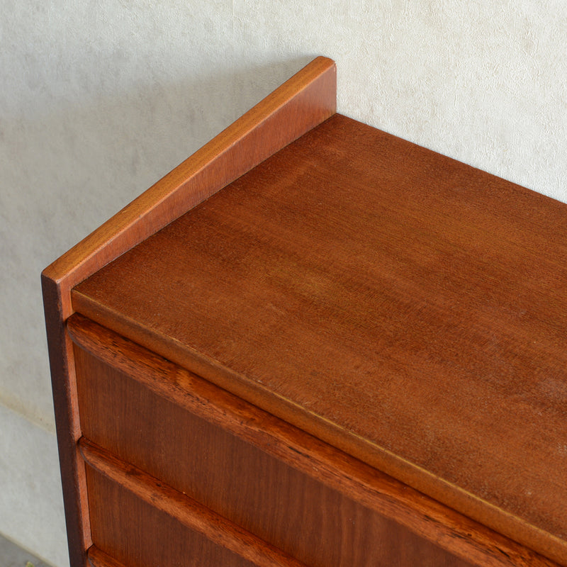 デンマーク　ヴィンテージ チークチェスト6-1(3段) (ウッドオイル仕上）