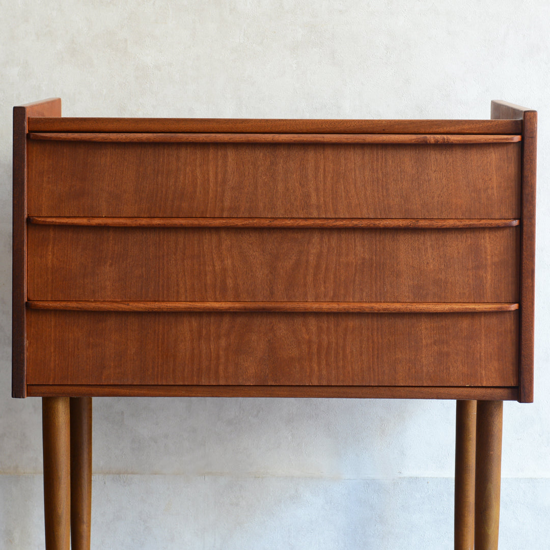 デンマーク　ヴィンテージ チークチェスト6-1(3段) (ウッドオイル仕上）