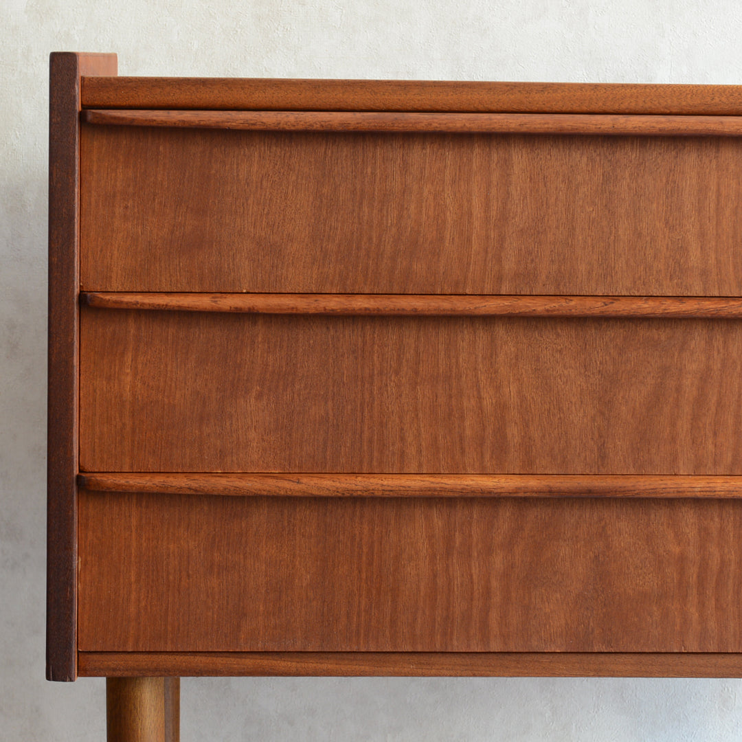 デンマーク　ヴィンテージ チークチェスト6-1(3段) (ウッドオイル仕上）