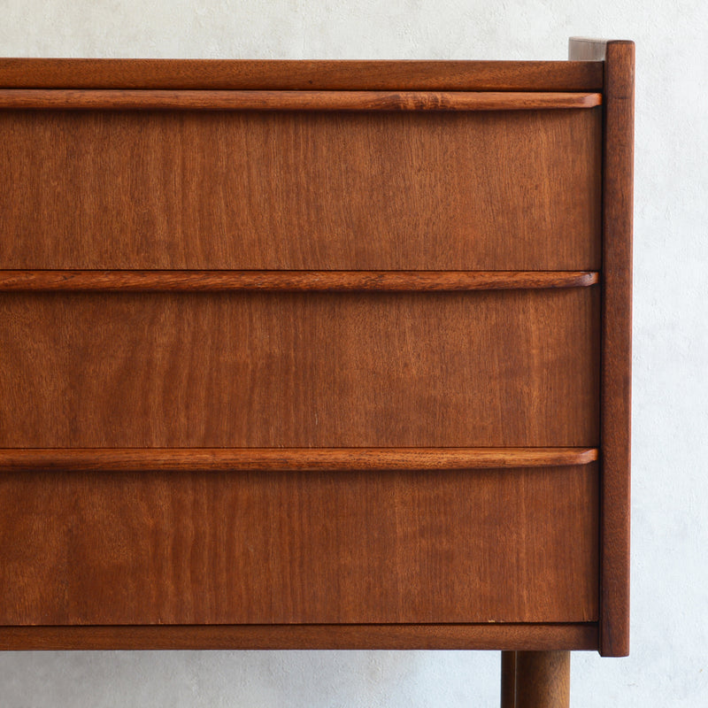 デンマーク　ヴィンテージ チークチェスト6-1(3段) (ウッドオイル仕上）